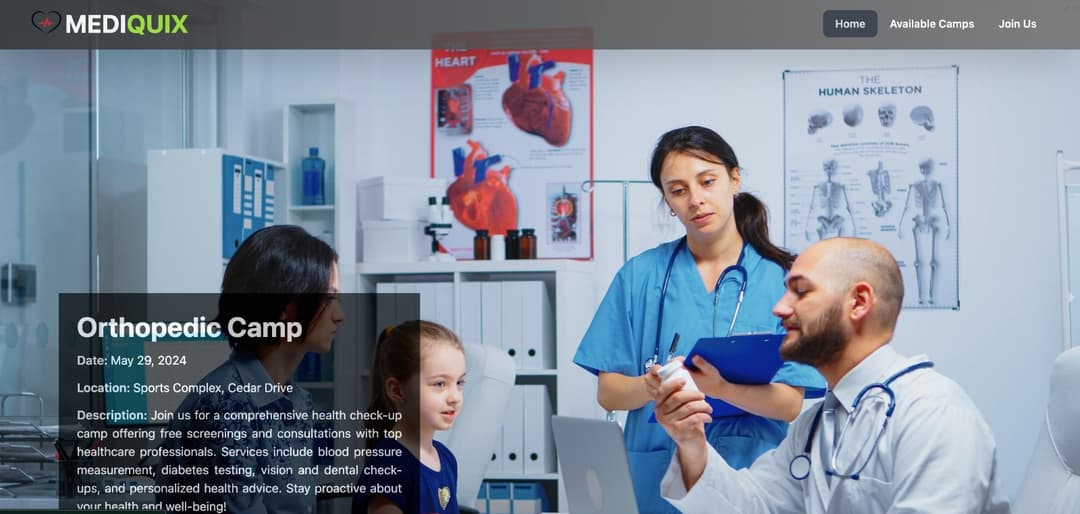 MediQuix - Healthcare Dashboard